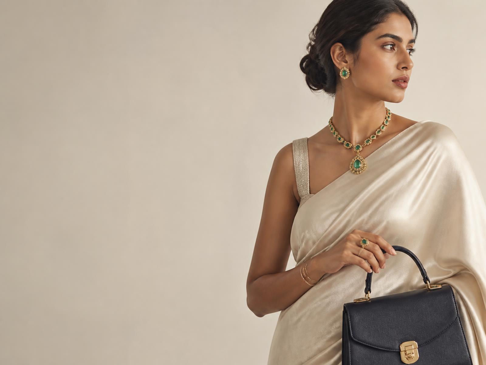 Tanviksha jewellery and handbag campaign