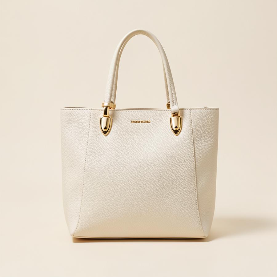 Aditi Leather Tote — Tanviksha Store